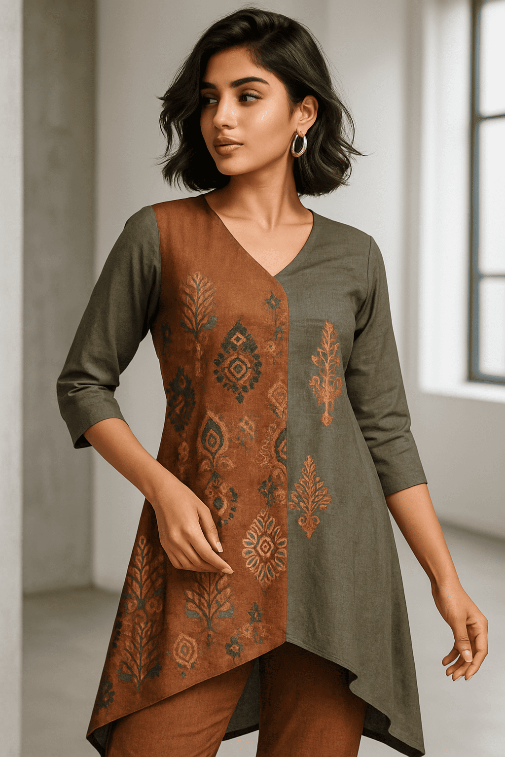 The Chanderi Silk Kurta